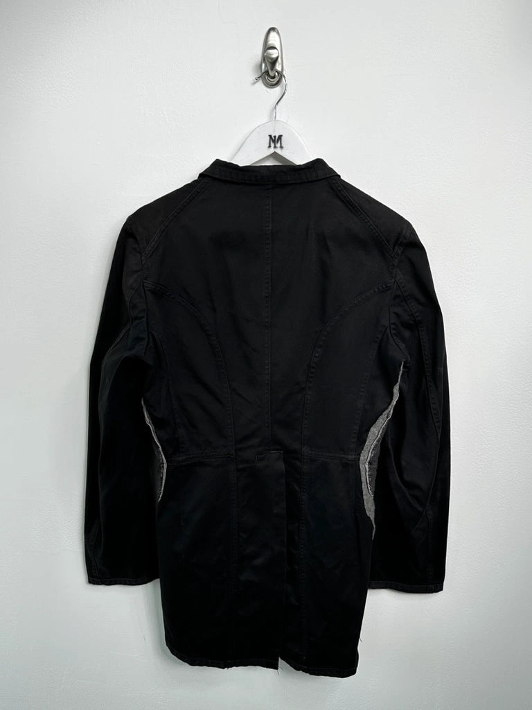 COMME DES GARÇONS - S/S 2010 DECONSTRUCTED PATCHWORK LONG BLAZER