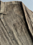 1990s RELAXED FIT CHENILLE LONG SLEEVE SHIRT