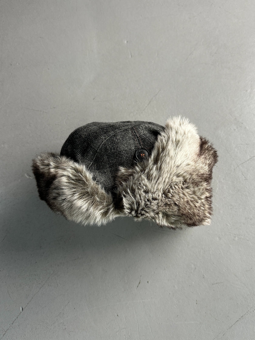 PAUL SMITH - early 2000s TRAPPER FUR HAT