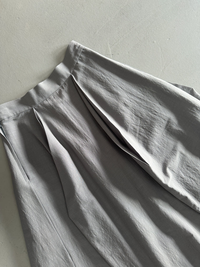 ISSEY MIYAKE - 1980s ARCHITECTURAL HIGH WAIST MAXI SKIRT