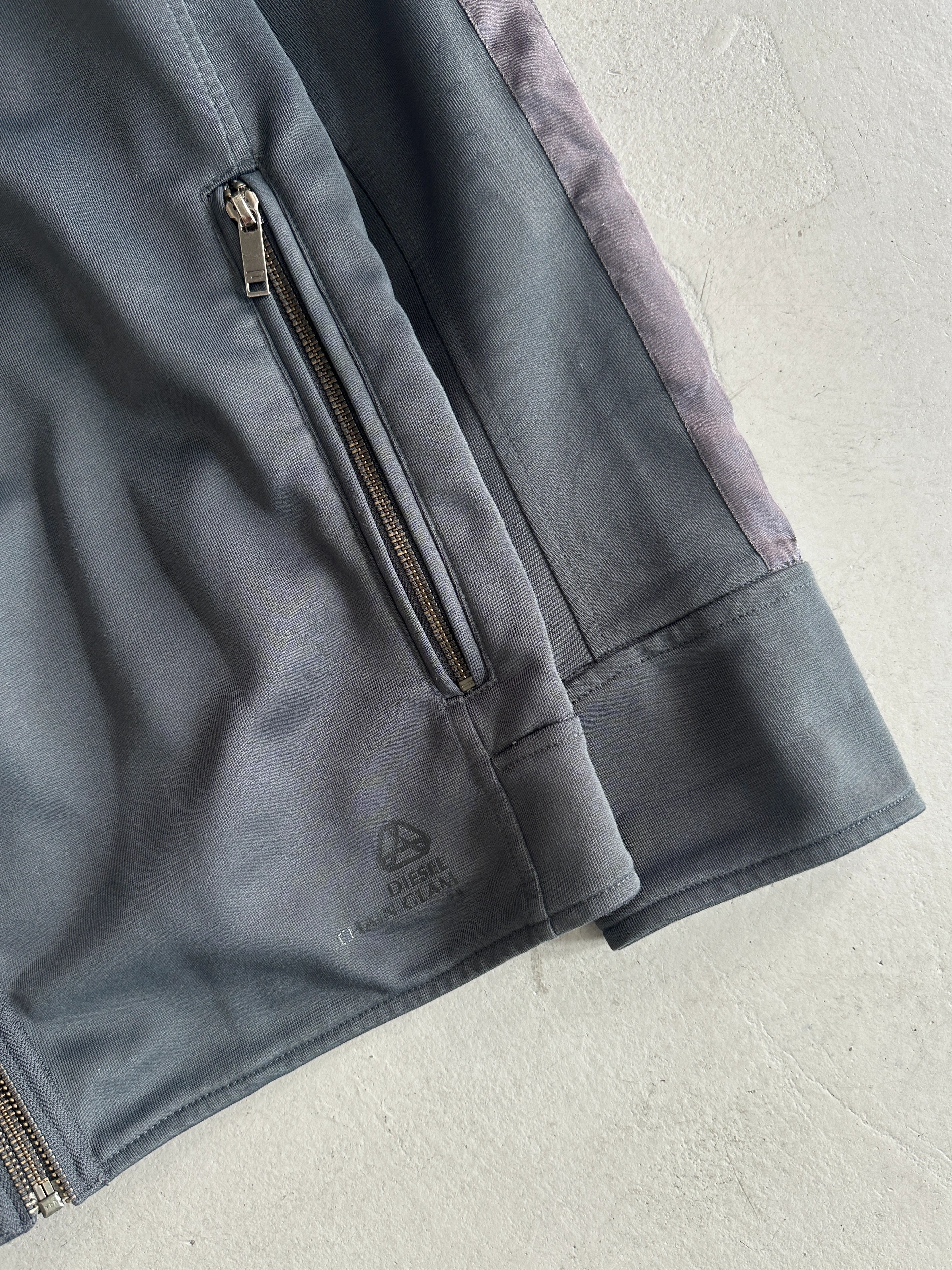 DIESEL - 2000s HOODED SWEATER WITH DIAGONAL ZIP CLOSURE