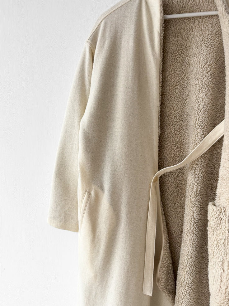 YOHJI YAMAMOTO Y'S  - F/W 2021 OPEN FRONT REVERSIBLE WOOL COAT