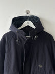 ITALIAN LABEL 1980s WOOL JACKET WITH REMOVABLE ZIPPED HOOD