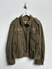 DOLCE & GABBANA - S/S 2006 TRUCKER JACKET WITH LOGO TAPE AT FRONT ZIP