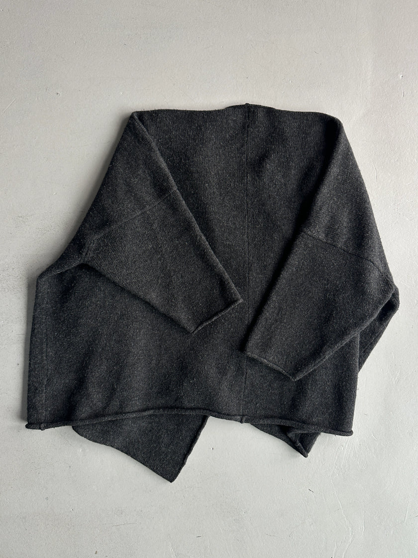 ESKANDAR - 1990s OVERSIZED ASYMMETRICAL WOOL COAT