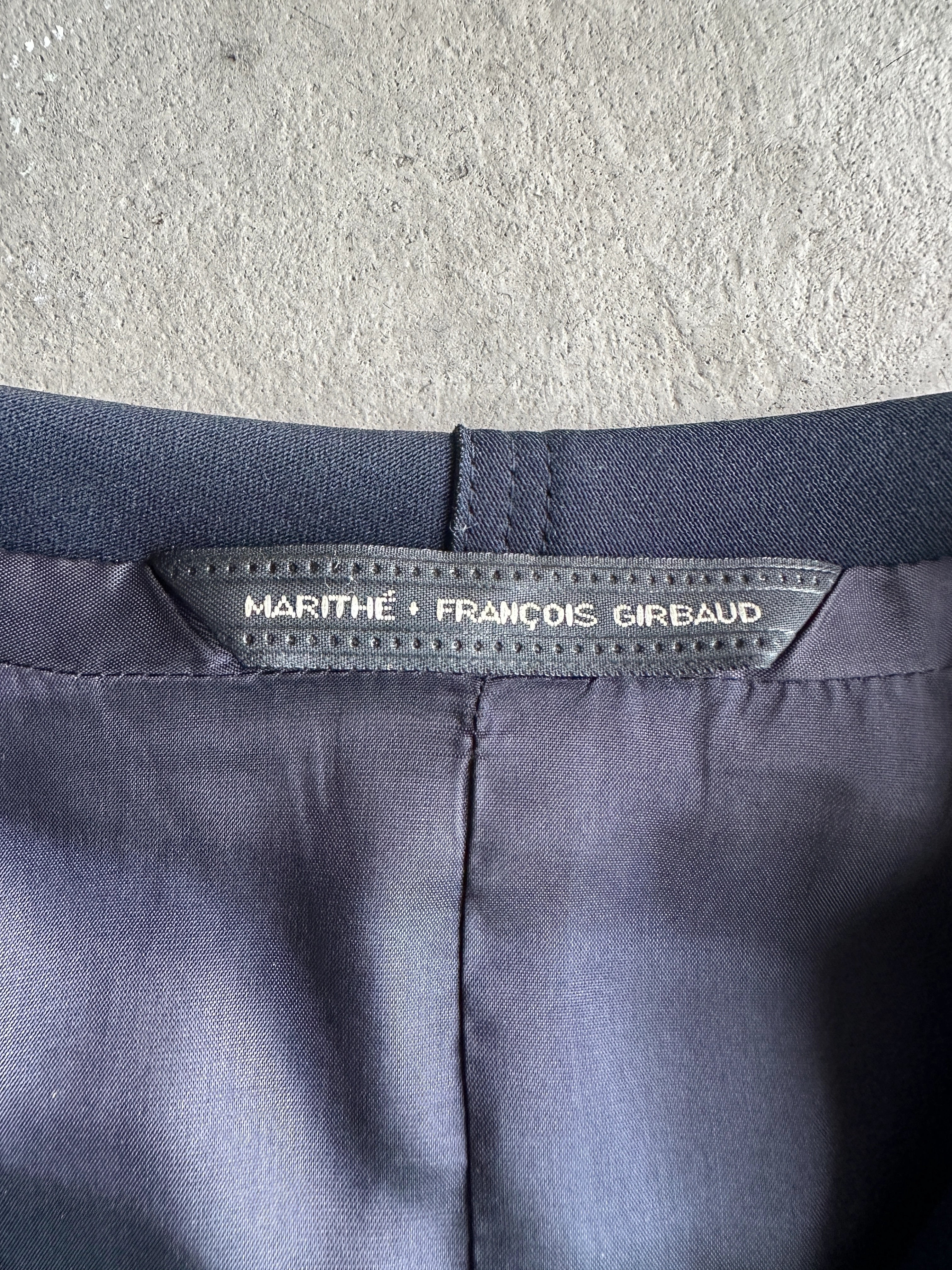 MARITHÉ + FRANÇOIS GIRBAUD - 2000s STRAIGHT FIT LONG COAT