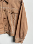 JEAN PAUL GAULTIER - 1990s BOXY FIT DENIM JACKET WITH STITCHING DETAILS