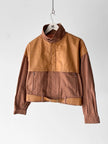 MANI BY GIORGIO ARMANI EARLY 1980s PANELED LEATHER JACKET