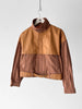 MANI BY GIORGIO ARMANI EARLY 1980s PANELED LEATHER JACKET