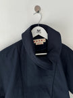 MARNI - early 2000s WIDE SHORT SLEEVE JACKET WITH ASYMMETRICAL FRONT CLOSURE