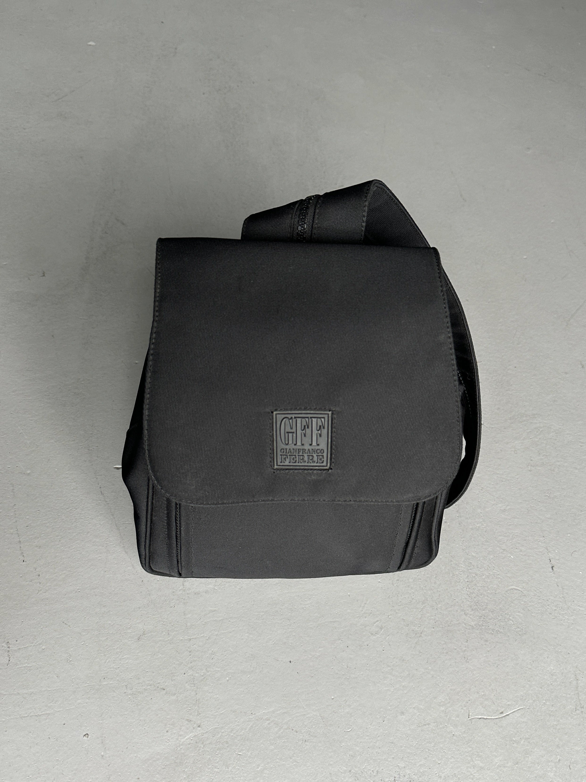 GIANFRANCO FERRÉ - 1990s ZIPPABLE STRAPS BACKPACK