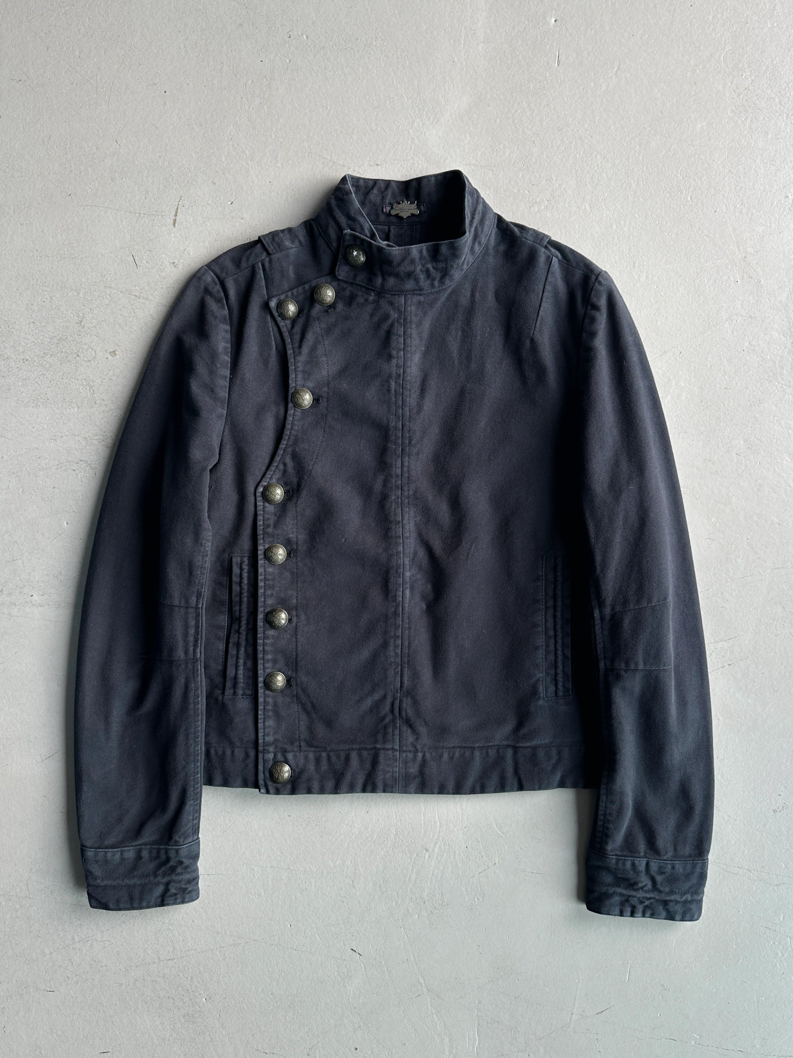 CHRISTIAN LACROIX - early 2000s CROP FIT MILITARY JACKET