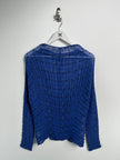 ISSEY MIYAKE - S/S 2001 SHEER PLEATED BUTTONED BLOUSE