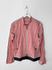BIKKEMBERGS - early 2000s 2 IN 1 NYLON JACKET GILET WITH ZIP OFF LEATHER HEM PANEL