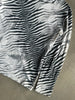 ROBERTO CAVALLI- 2000s ZEBRA PRINT LONG SLEEVE TOP