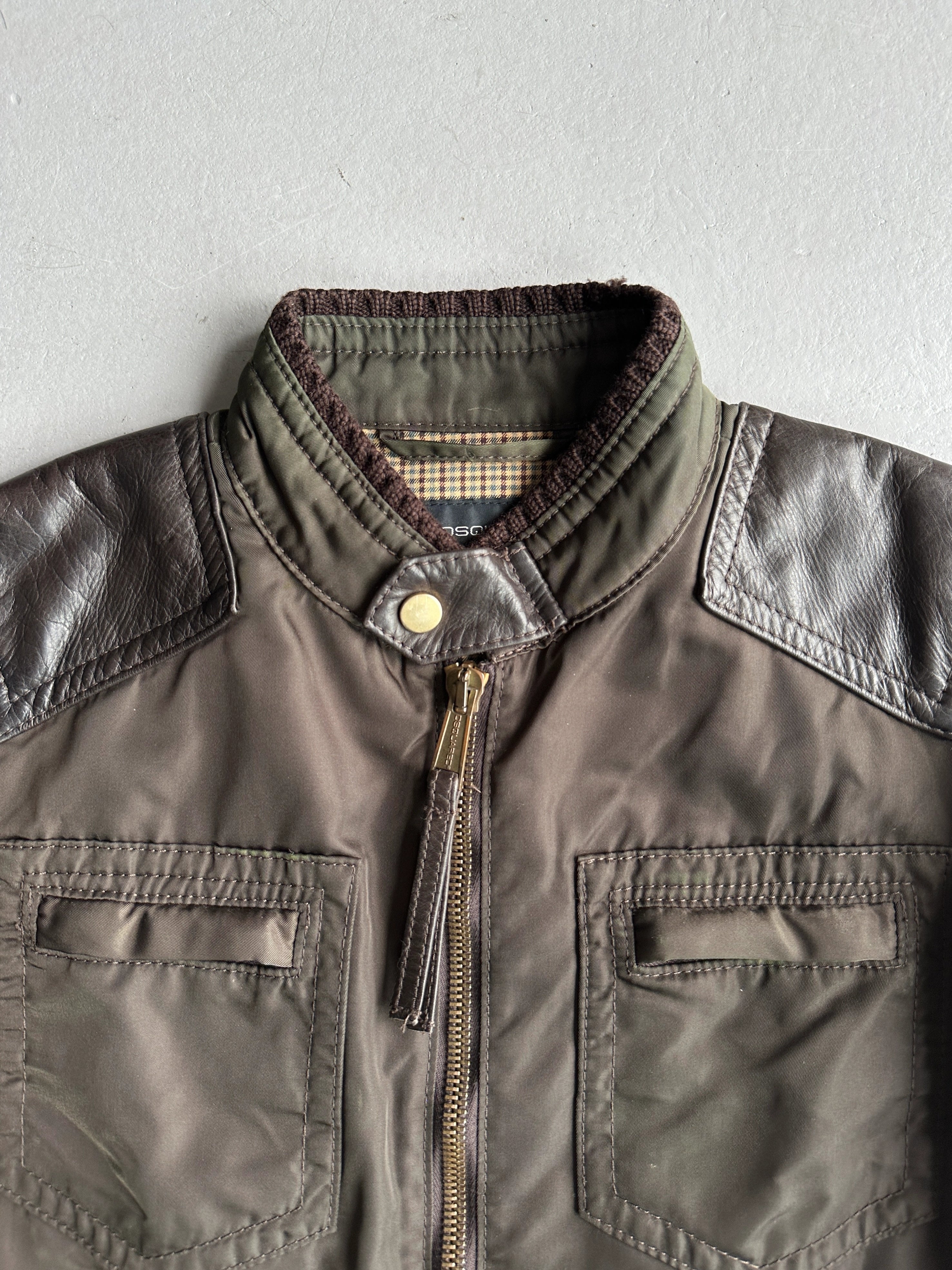 DSQUARED2 - F/W 2005 CARGO JACKET WITH LEATHER AND KNIT DETAILS