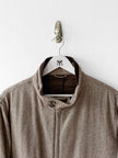ITALIAN LABEL - 1990s HERRINGBONE BOMBER JACKET