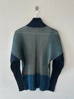 ISSEY MIYAKE - A/W 2013 PLEATED ZIPPED LONG SLEEVE TOP