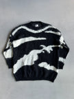 ISSEY MIYAKE - 1980s CREW NECK FUZZY WOOL OVERSIZED JUMPER