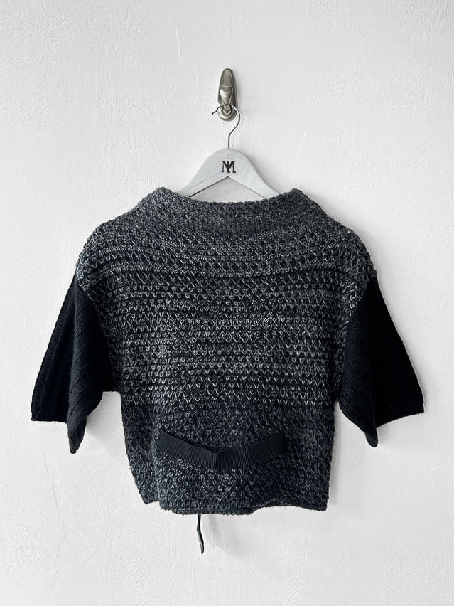 DANIELE ALESSANDRINI - early 2000s BOXY CHUNKY KNIT TOP