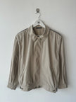 VALENTINO - late 1980s CROP FIT LIGHT BOMBER JACKET