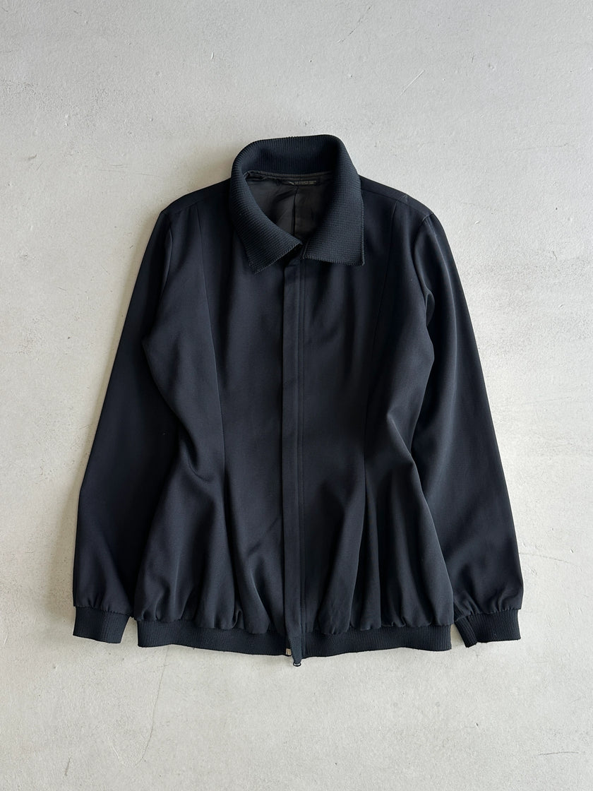 YOHJI YAMAMOTO - A/W 2001 BALLOON HEM ZIPPED JACKET
