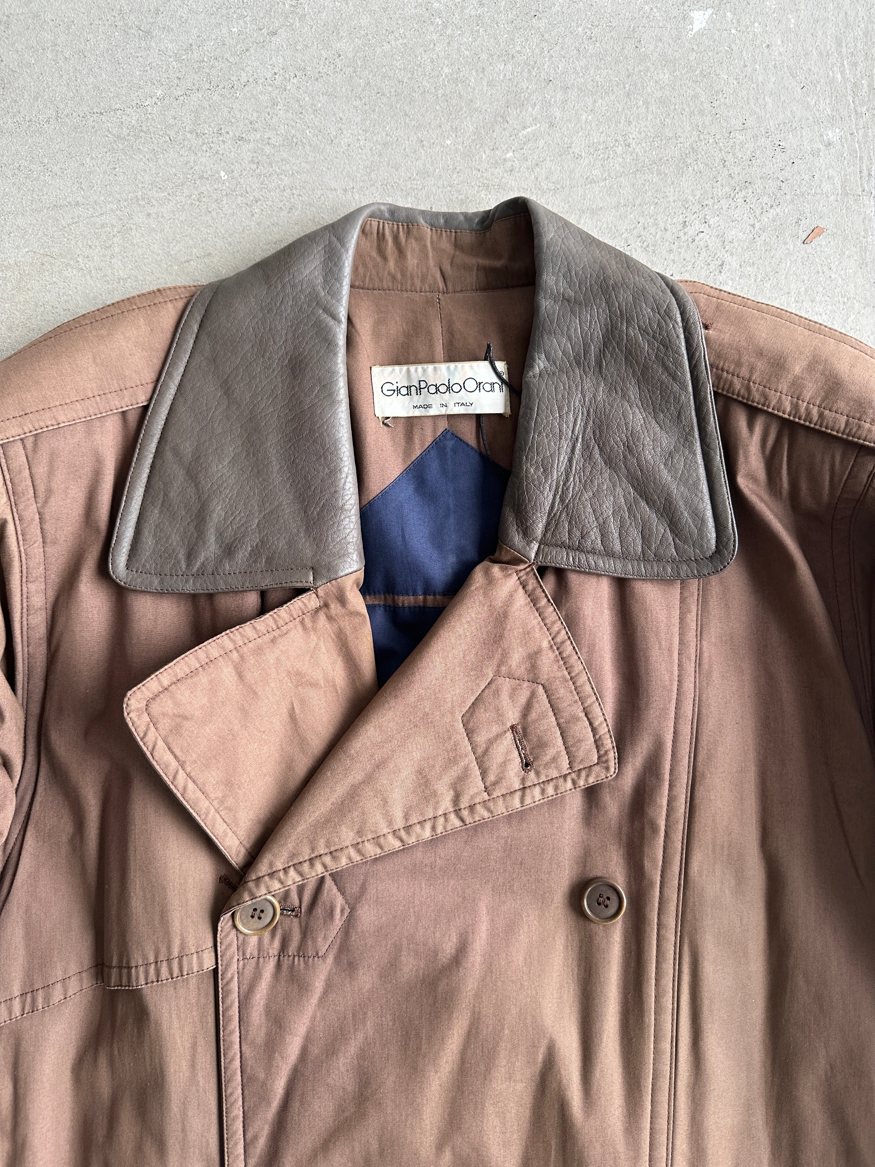 DOUBLE-BREASTED TRENCH COAT