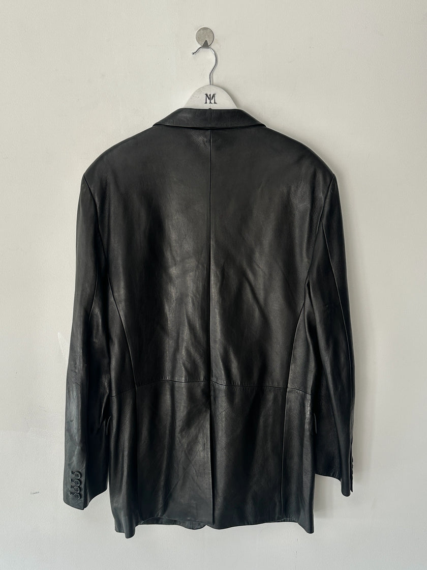NICOLE FARHI - F/W 2005 SOFT LEATHER BLAZER