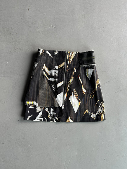KENZO - F/W 2014 ZIPPED PANEL MINI SKIRT