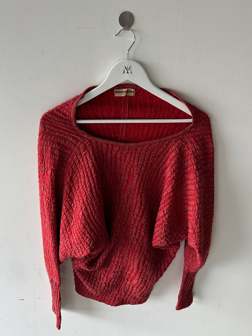 ISSEY MIYAKE - 1980s SCULPTURAL LONG SLEEVE TOP