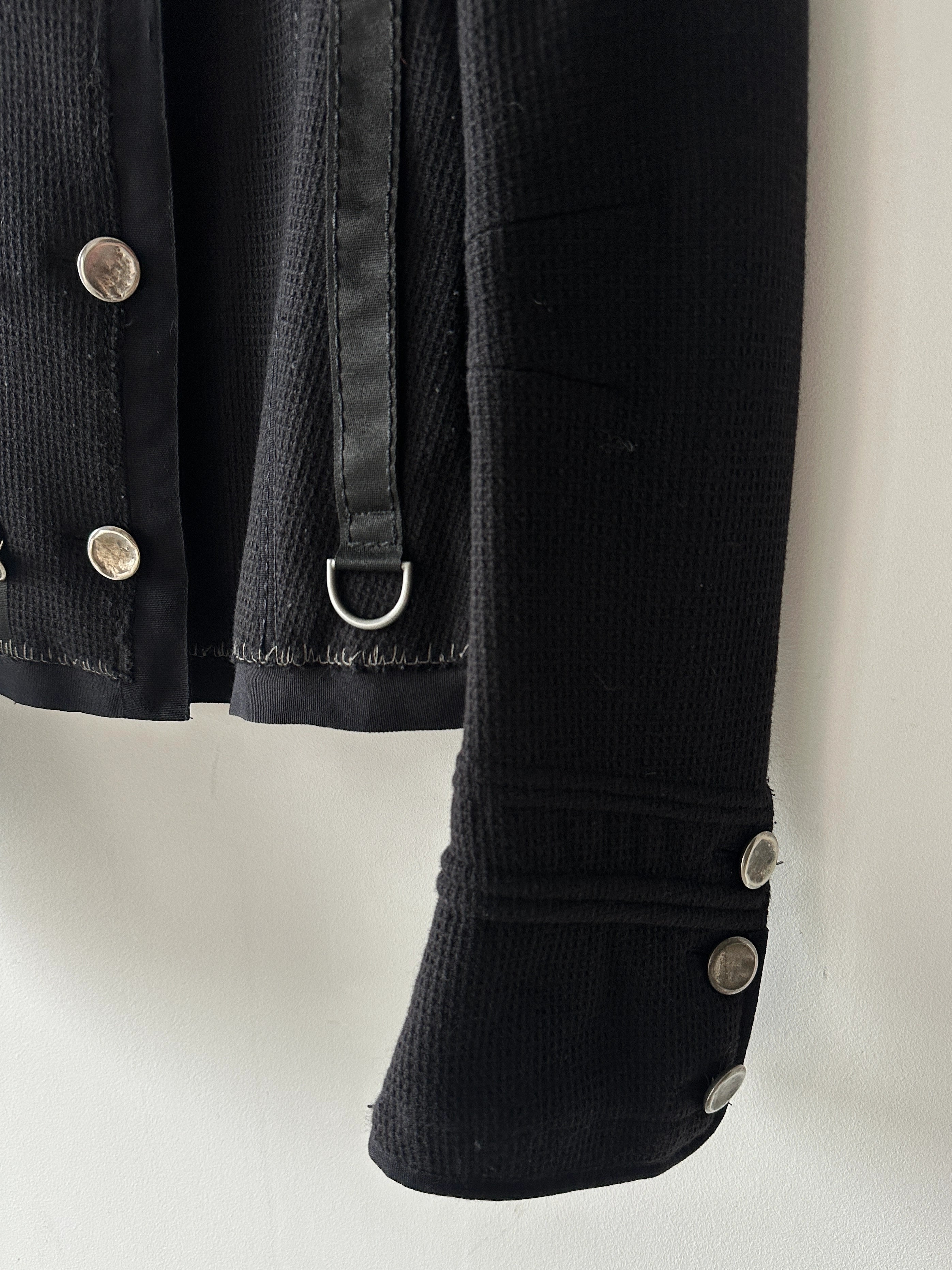 MARITHÉ + FRANÇOIS GIRBAUD - F/W 2006 DOUBLE BREASTED TEXTURED WOOL JACKET