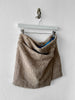 COSTUME NATIONAL - F/W 2012 FAUX FUR WRAP MINI SKIRT