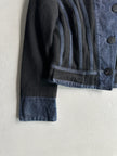 EMPORIO ARMANI - 1980s MAJORETTE WOOL JACKET WITH DENIM DETAILS