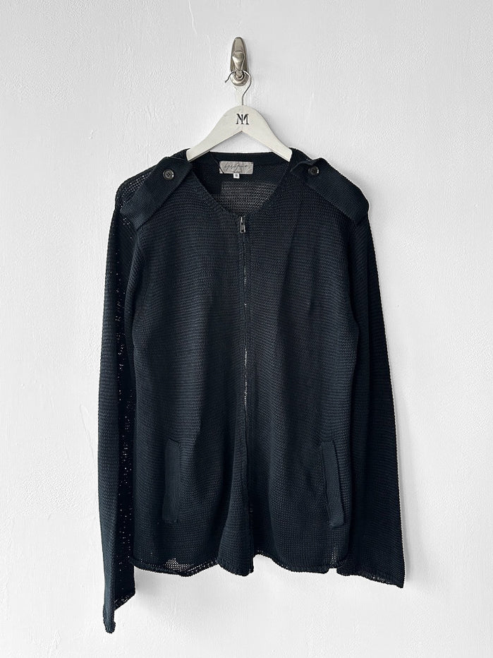 YOHJI YAMAMOTO - F/W 2001 ZIPPED KNIT JACKET