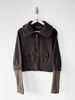 EMPORIO ARMANI - F/W 2015 WOOL JACKET WITH LAYERED SLEEVE