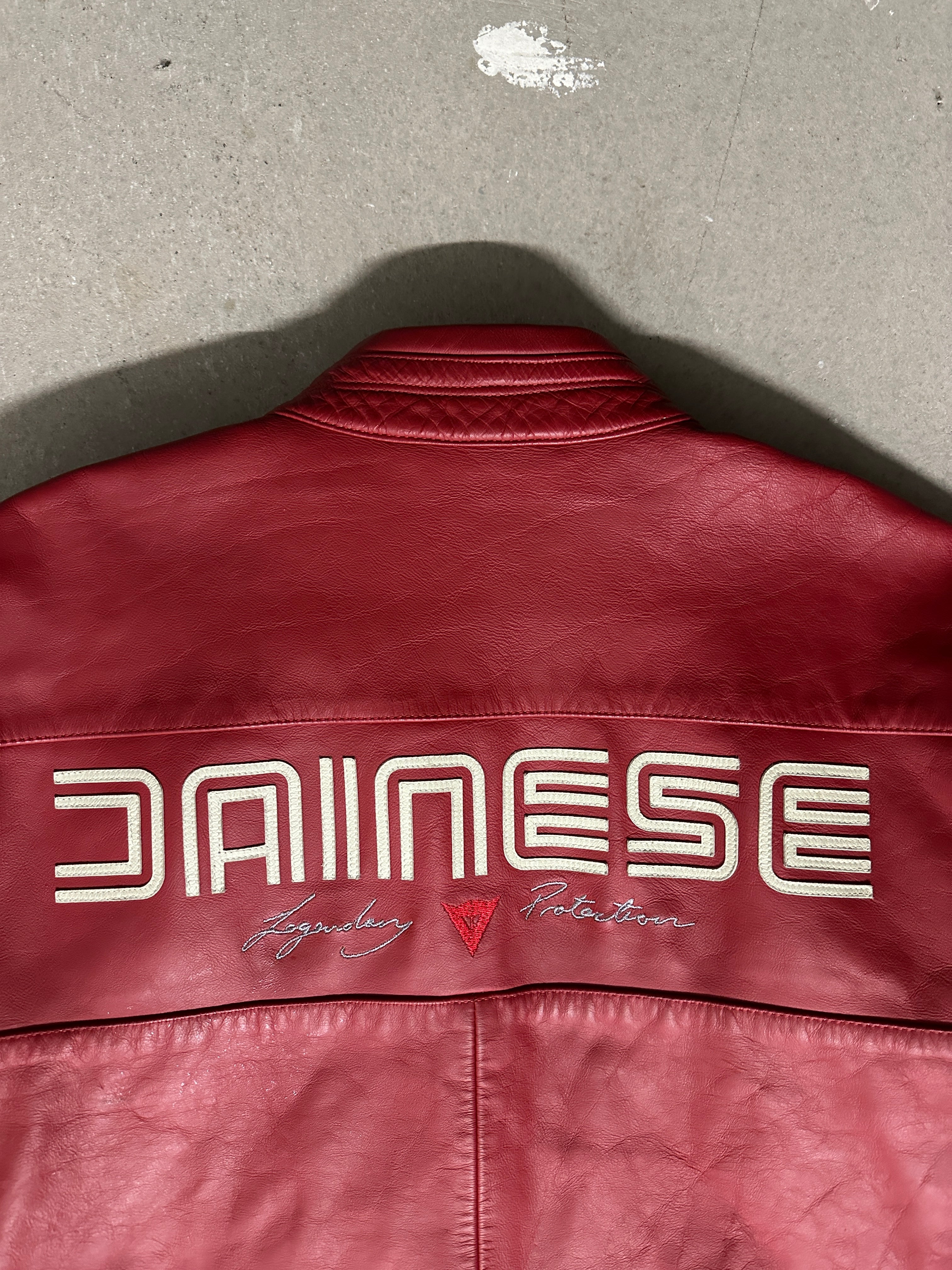 DAINESE - 1990s LEATHER BIKER JACKET