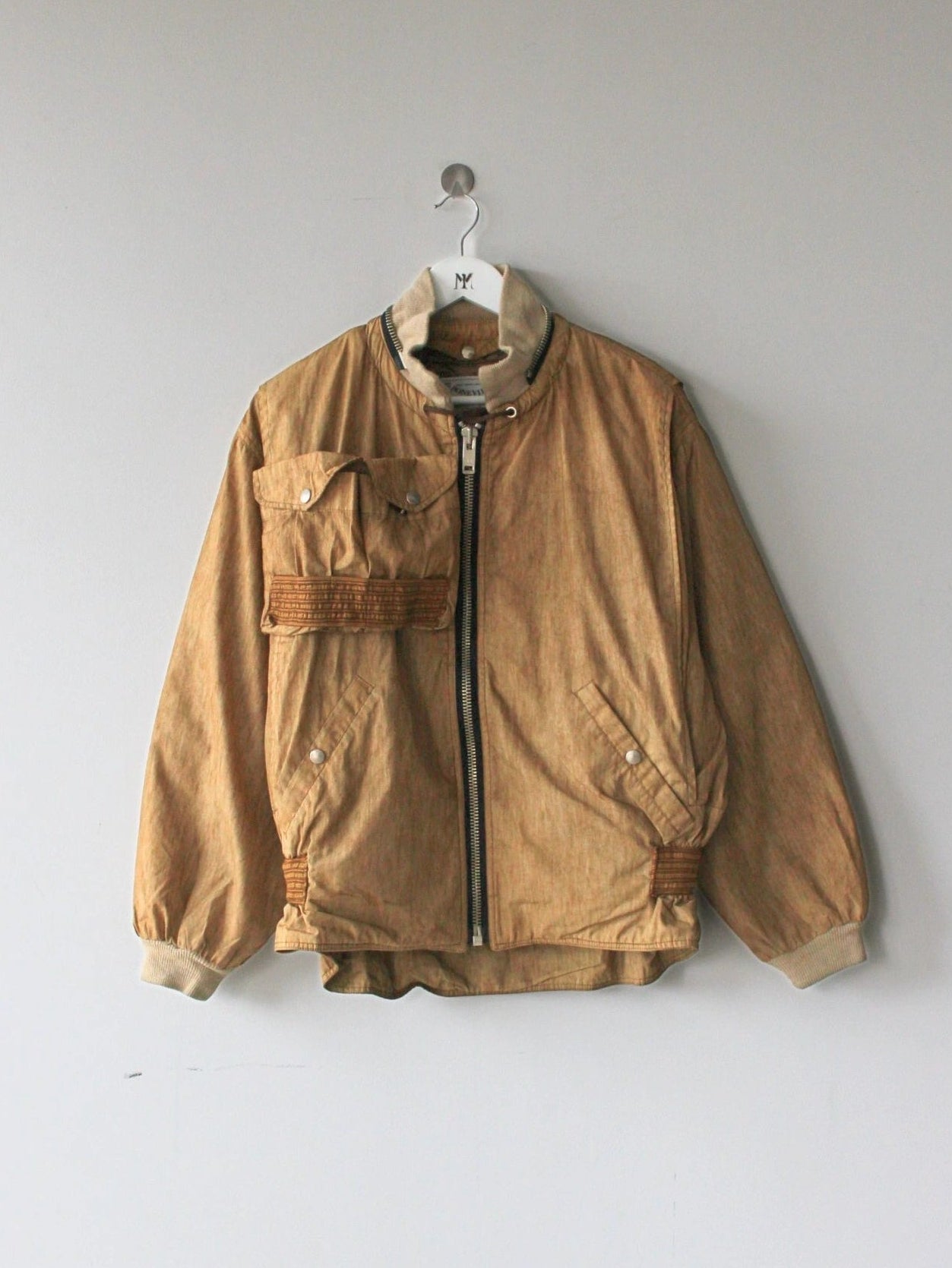 BONEVILLE BY MASSIMO OSTI 1980s BOMBER JACKET