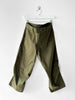 YOHJI YAMAMOTO Y'S - late 1990s CURVED LEG CAPRI TROUSERS