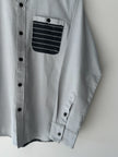JUNYA WATANABE COMME DES GARÇONS - S/S 2005 CONTRAST BACK PANEL LONG SLEEVE SHIRT