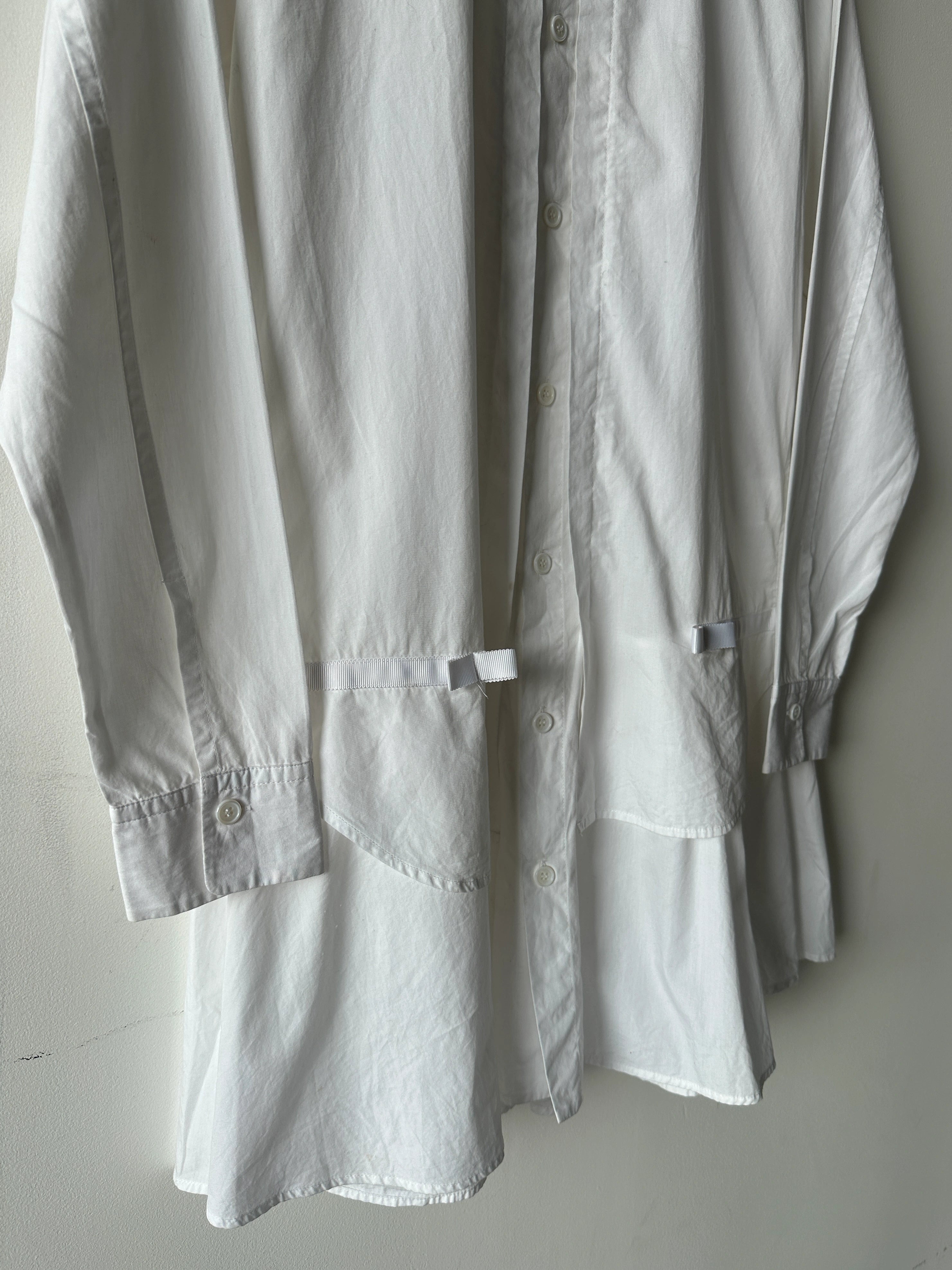YOHJI YAMAMOTO Y's - 2000s LONG SHIRT DRESS