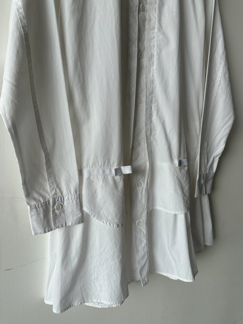 YOHJI YAMAMOTO Y's - 2000s LONG SHIRT DRESS