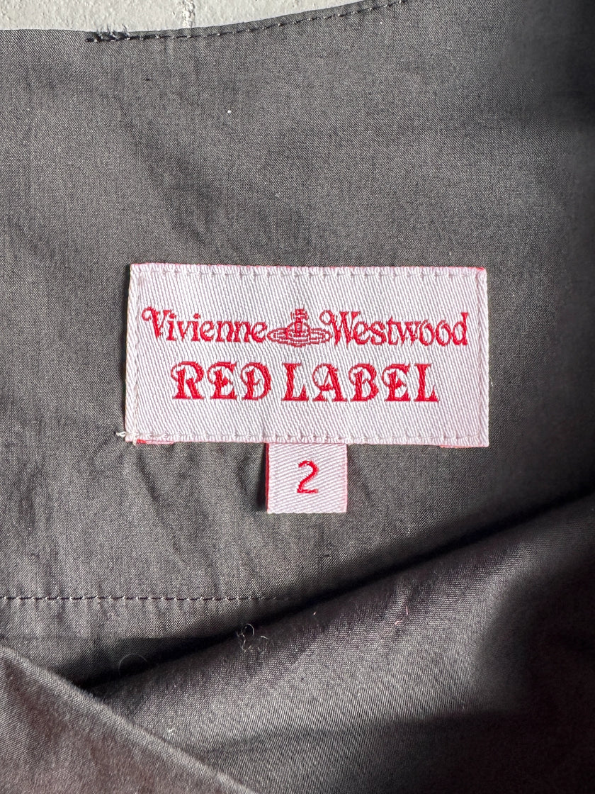 VIVIENNE WESTWOOD RED LABEL - 2000s ASYMMETRICAL ARCHITECTURAL DRESS