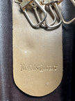 YVES SAINT LAURENT - 1980s LEATHER KEY HOLDER