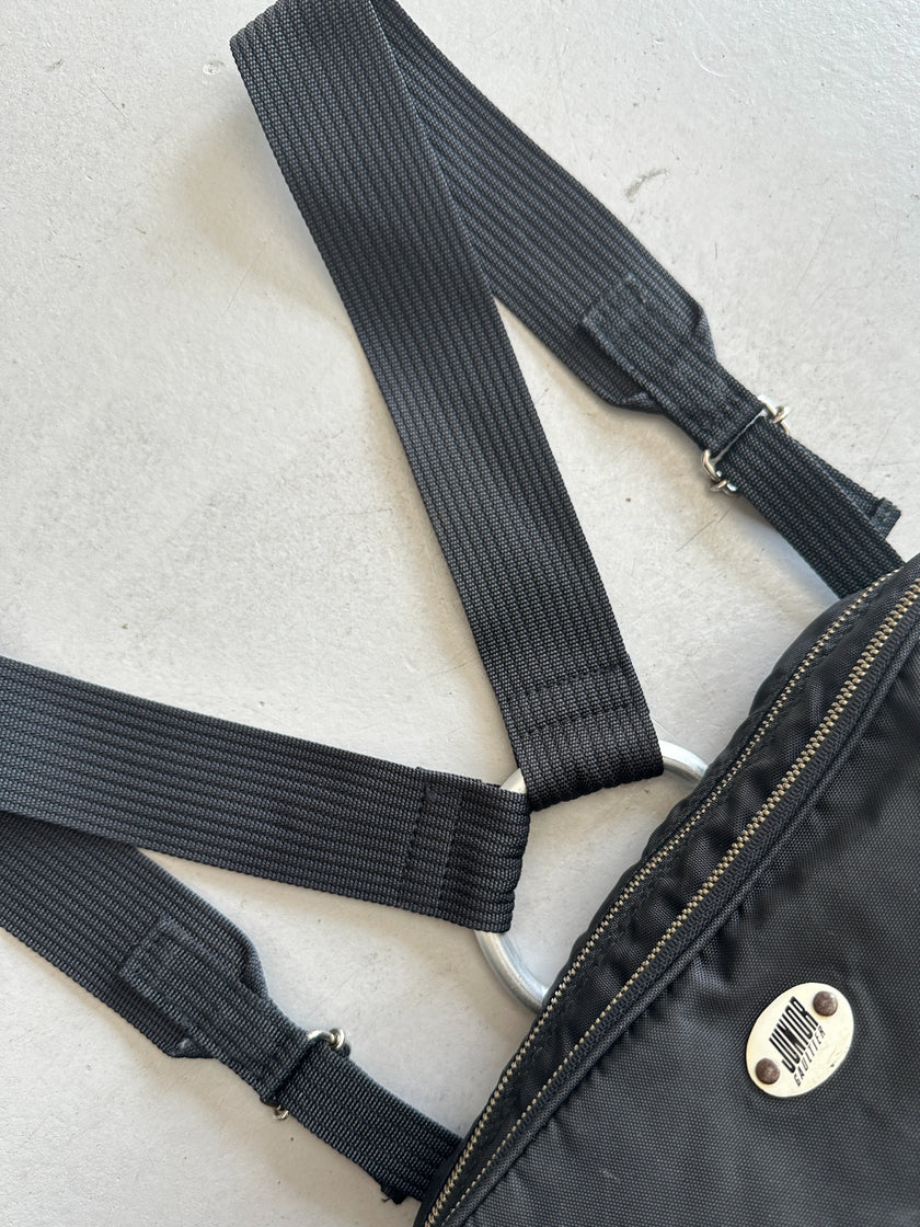 JEAN PAUL GAULTIER JUNIOR - 1990s RECTANGULAR NYLON BACKPACK