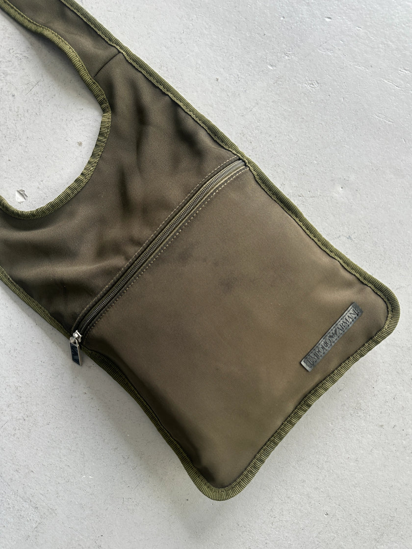 EMPORIO ARMANI - early 2000s RECTANGULAR CROSSBODY BAG