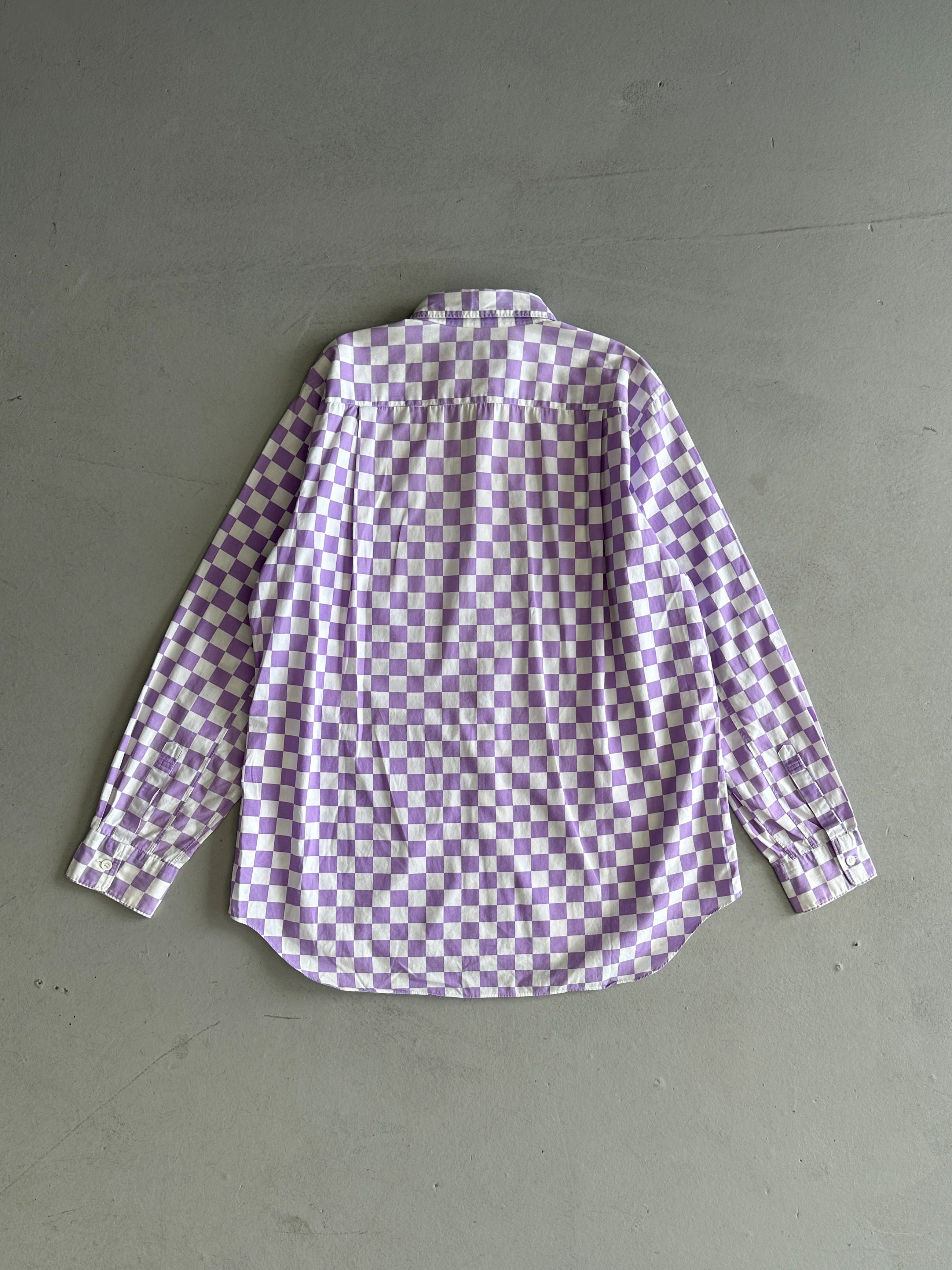 COMME DES GARÇONS HOMME PLUS - S/S 2001 GRADIENT CHECKBOARD SHIRT