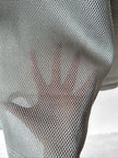 EMPORIO ARMANI - F/W 2013 PERFORATED V NECK TECHNICAL LONG SLEEVE TOP