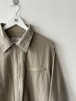 ARMANI JEANS - early 1990s ZIPPED CANAPA SHIRT