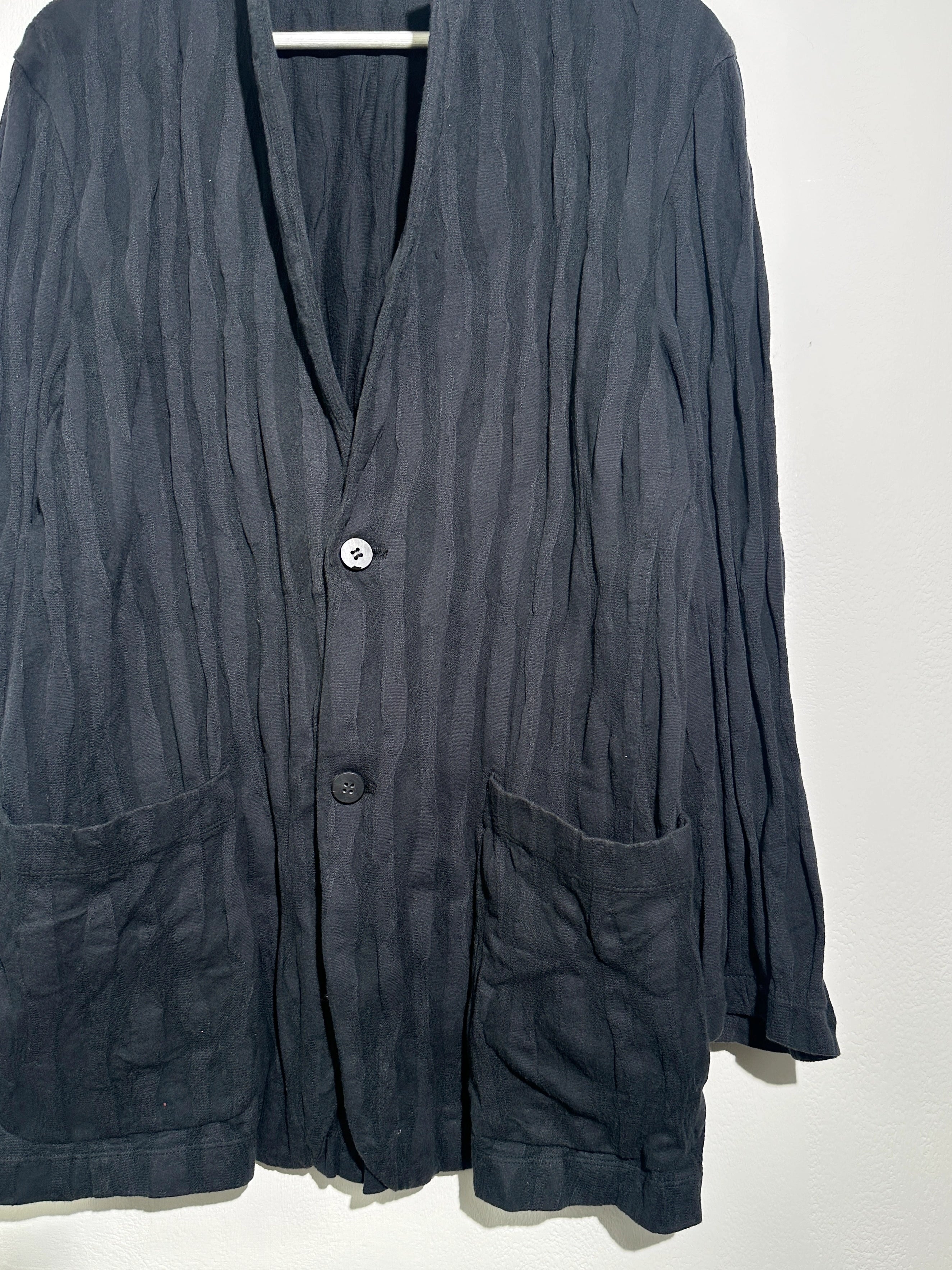 ISSEY MIYAKE - S/S 2017 RELAXED FIT CRINKLED BLAZER