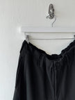 YOHJI YAMAMOTO - S/S 2025 TRACK SHORTS WITH CUT OUT DETAILS AT HEM